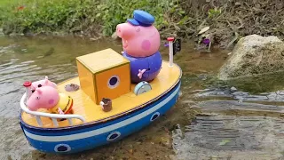 CORREDEIRA RADICAL NO BARCO DO VOVÔ PIG - PEPPA E GEORGE ( NOVO )