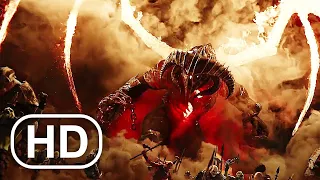 Sauron Balrog Vs Tree Monster Battle Scene 4K ULTRA HD Action