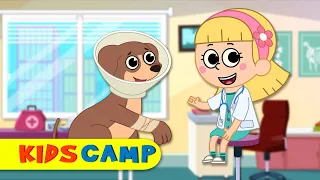 I Want To Be A Doctor Song | Learn Professions with Elly | Kidscamp Nursery Rhymes & Kids Songs