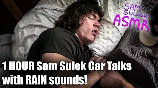 1 Hour of Sam Sulek Car Talks (Sleep Aid With Rain)😴