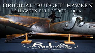 Original Full Stock Hawken | S Hawken marked St. Louis Percussion Muzzleloader from the 1850s