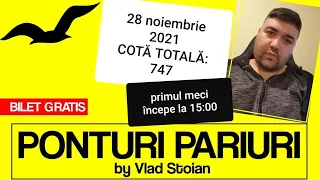 PONTURI PARIURI by Vlad Stoian | 28 noiembrie 2021