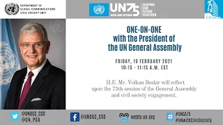 Civil Society Virtual Event with General Assembly President