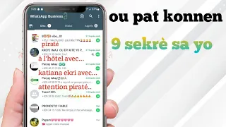 9 pi bèl sekrè ki gen sou whatsapp ou pat konnen /sekrè 2024/