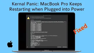 Kernal Panic: MacBook Pro Keeps Restarting while Sleeping when Plugged into Power in macOS Catalina