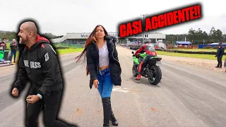 Casi ACCIDENTE!! R1M VS ZX10RR Drag Race