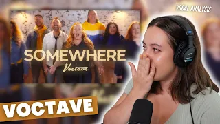 VOCTAVE - Somewhere | Vocal Coach Reaction (& Analysis) | Jennifer Glatzhofer