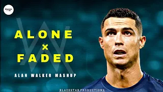 Cristiano Ronaldo - "ALONE × FADED" [Alan Walker Mashup] • 2023 • Skills & Goals Mix | HD | 1080p