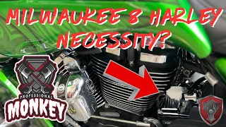 Harley Davidson Milwaukee 8 Crankcase Venting - Trask Transmission Cover!