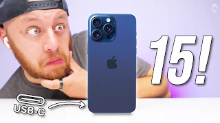 Největší změny za 10 let?! Apple iPhone 15 (Pro) má konečně USB-C!