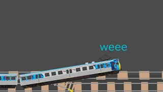 the knowing train crash be like: