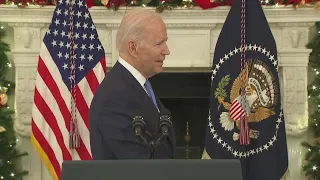 VIDEO NOW: President Biden takes questions