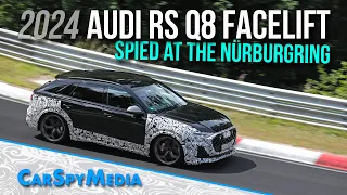2024 Audi RS Q8 Facelift V8 Prototype With 600+ Horsepower Spied At Nürburgring For The First Time