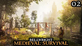 Village EXPANSION - Bellwright - New MEDIEVAL Survival & Town Management Game || Part 02 #sponsored