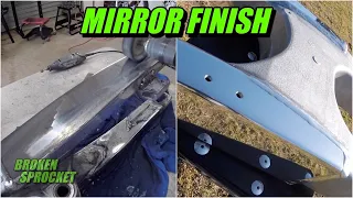 How to polish aluminium to Mirror Finish. RM 125 build.