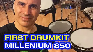 Millennium 850 mps Setup & First Play | Millenium 850 drum kit