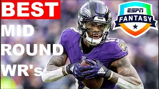 ELITE Mid-Round WR's You NEED TO DRAFT | 2022 Fantasy Football