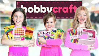 NO BUDGET SHOPPING at HOBBYCRAFT! *art, craft, crochet & more* | Family Fizz