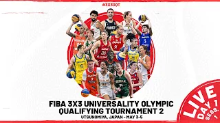 RE-LIVE | FIBA 3x3 Universality Olympic Qualifying Tournament 2 2024 | Day 1/Session 1