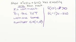 Rolle's Theorem Roots of an Equation MTH 154