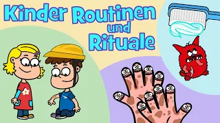 ♪♪ Händewaschen Zähneputzen Trösten - Kinder Rituale und Routinen Kinderlied - Hurra Kinderlieder