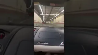 Lamborghini Gallardo tunnel blast