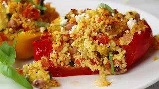 Mediterranean Couscous Stuffed Peppers