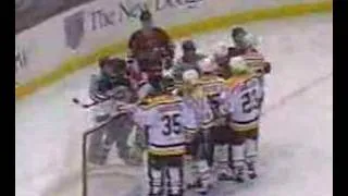 1998-99 Round 1/Game 3: End of Game Nastiness