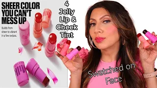 Testing Out VIRAL Milk Makeup Jelly Tint Lip & Cheek Stain [ALL 4 SHADES]