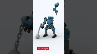 LEGO Azure Prisoner Mech Building Animation #shorts