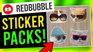 5 Redbbuble Sticker Packs Ideas | Redbubble Tips to Increase your Redbubble sales