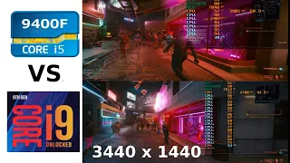 i5 vs i9 - Ultrawide 2021 Benchmark RTX3070 3 Games