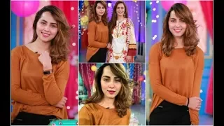 Gorgeous Nimra Khan in Ek Nayee Subah with Farah Morning Show.