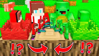 JJ AND MIKEY FOUND TINY JJ AND MIKEY CASTLE in Minecraft ! SUPER CASTLE BATTLE !