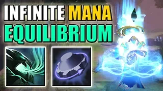 New OD Spell "Equilibrium" + Rearm [Infinite mana & slow] Dota 2 Ability Draft