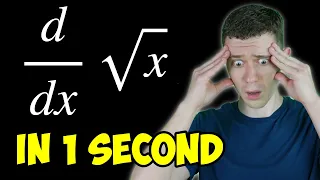 QUICKLY Take Derivative of Square Root Functions #Shorts