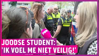 Extremisten met leraren terug bij UvA: 'Schande van de politie!'