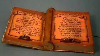 Animated Witch's Spell Book