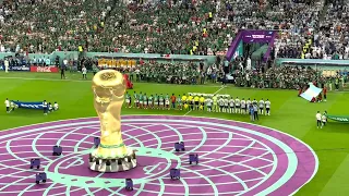 Ceremonia MEXICO 🇲🇽 vs ARGENTINA 🇦🇷 QATAR 2022  Ceremony