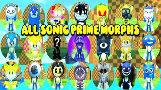 HOW TO GET ALL MORPHS in Find Sonic Prime Morphs | ROBLOX GAMES