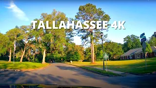 Silent 4K Drive Tallahassee Florida Neighborhoods and City
