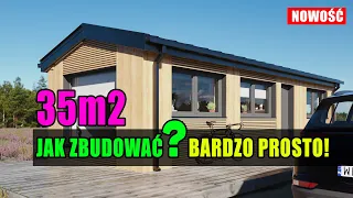 🏠 Dom bez pozwolenia | Dom 35m2 murowany | 👷 Instrukcja budowy oraz film instruktażowy