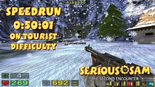 Serious Sam: The Second Encounter - SpeedRun - 0:50:01 (Tourist Difficulty)