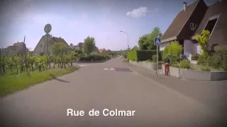 Première boucle (20 km) du Marathon de Colmar