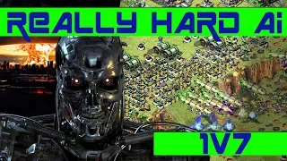 Red Alert 2 - Crazy hard AI - 1v7 BRUTAL AI