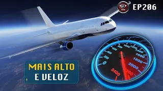 Por que o avião não voa mais alto e mais rápido?