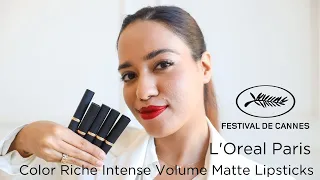 Newest Launch Color Riche Intense Volume Matte Lipsticks | L'Oreal Paris | Cannes 2023