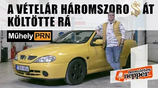 Megszavaztátok, behívtuk – Renault Megane Cabrio – 2001 – MűhelyPRN 191