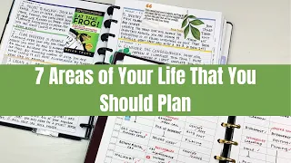 7 Areas of Your Life That You Should Plan