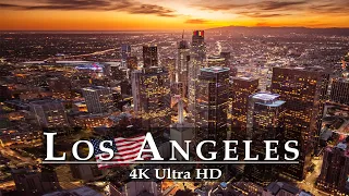 Stunning Los Angeles 4K UHD 🇺🇸 by Drone | Los Angeles Night 4K + Amazing Skylines - LA California